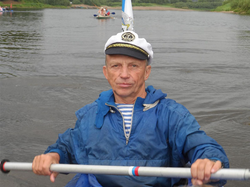 А.Григорьев на байдарке по Енисею А.Григорьев на байдарке по Енисею