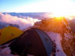 Успешно проходит горная экспедиция Михаила Сафиуллина в горах Киргизии